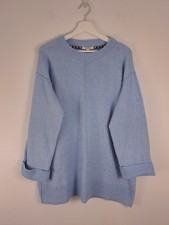 White Stuff Soft Knitted Jumper Size 18 Long Sleeve Alpaca Merino Wool Blend