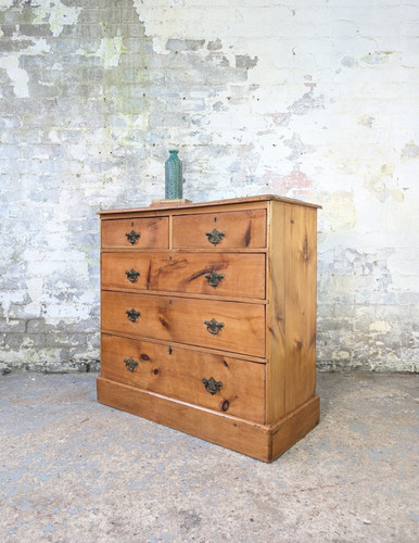 Victorian solid pine - solid, chest