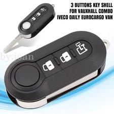 3 Button Flip Key Case Remote