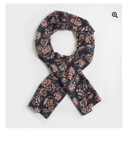 New avon satin paisley scarf - new,
