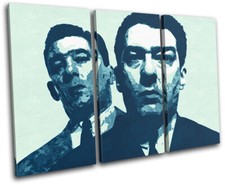 Kray Twins Abstract Iconic Celebrities TREBLE CANVAS WALL ART Picture Print