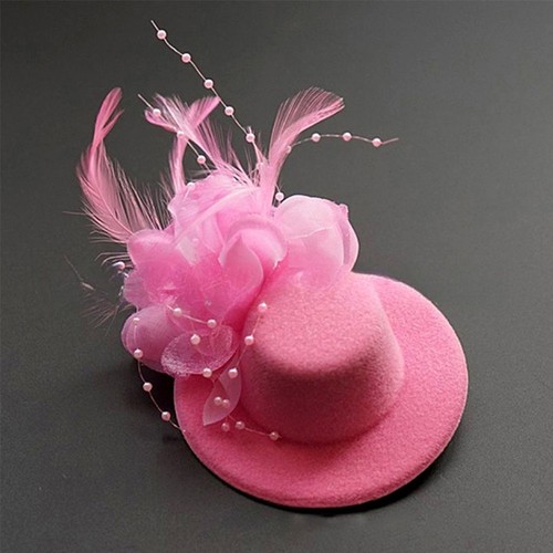 13cm flower pillbox hat - pillbox,