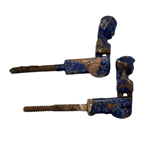 Pair vintage french - french, cast
