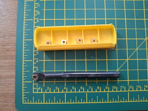 Boring bar tipped lathe tool - boring,