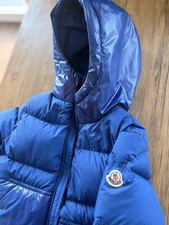 Boys Blue Moncler Puffer Coat