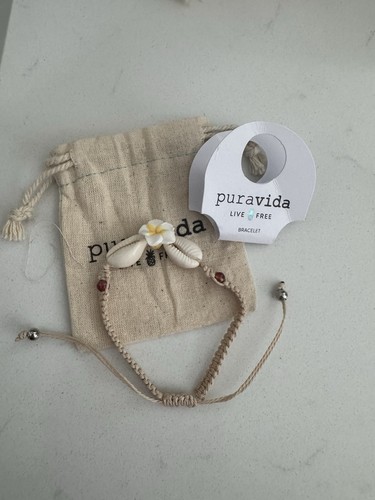 Pura vida shell bracelet - vida,