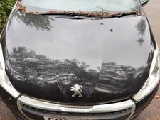 Peugeot 208 Bonnet Front Black 3 & 5 Door 2012-2019 