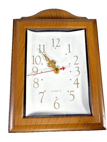 Vintage wooden wall clock - vintage,