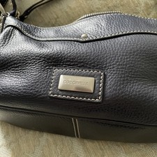 Coccinelle Ladies  Leather Handbag  Navy