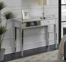 2-Drawers Full Mirrored