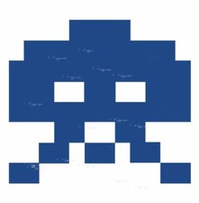 Space invaders Vinyl Decal for Car laptop Window Bumper Wall Truck Kids room