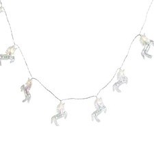 12 Unicorn String Lights Habitat Kids Bedroom (Crack) - Holographic 9551440 U