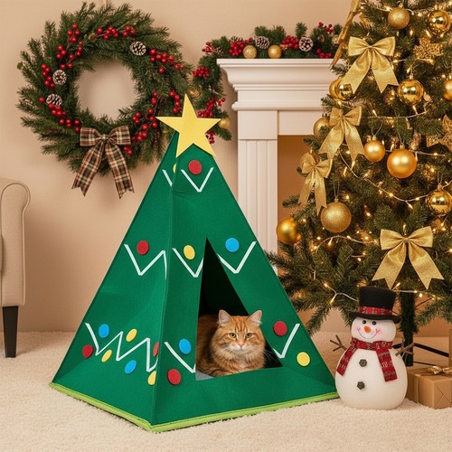 Christmas tree shaped pet - christmas,