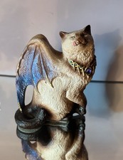 Windstone Edition Catflap Figurine Hand Painted Figurine by Pena