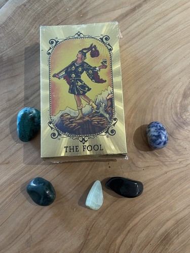 Gold foil tarot card - tarot, 78