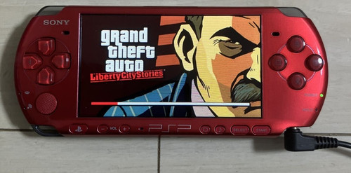 Sony psp 3000 console red - console,