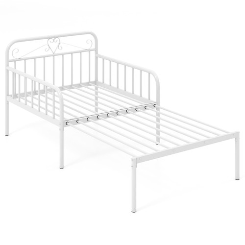 Bed white metal daybed - bed-white,