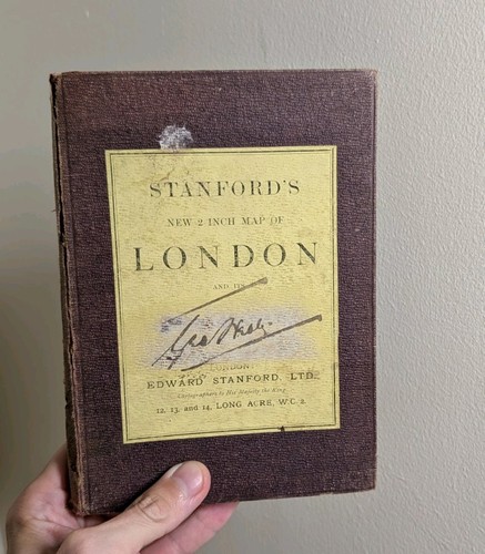 1919 Stanford's 2-Inch  Map of