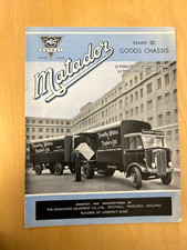 AEC LORRY / TRUCK BROCHURE - MATADOR MARK 111 MODELS - 1948
