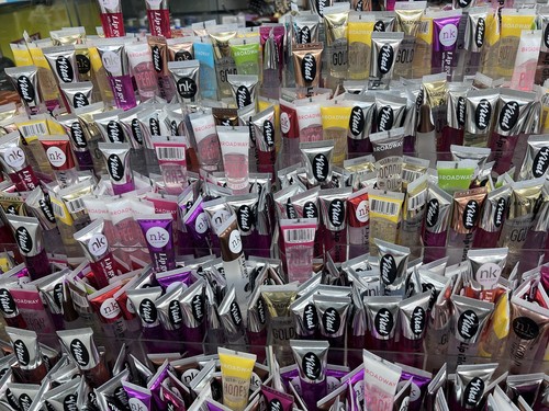 Lip gloss and vital any - lip,