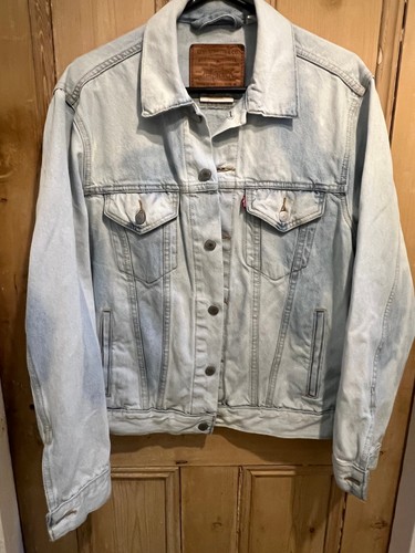 Levi denim jacket faded - denim,