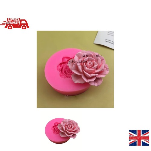 Candle mold floral silicone - mold,