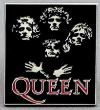 Queen pin badge. Bohemian