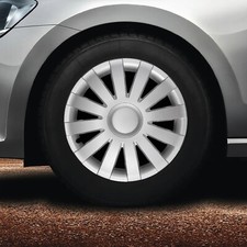 Set of 14" Wheel Trims to fit Citroen C1, C2, Saxo, Berlingo + centre badges