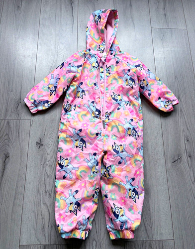Nutmeg bluey rainbow pink - nutmeg,