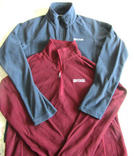 REGATTA GREAT OUTDOORS MICRO-FLEECE TOPS x 2 - UK Size Medium - Great Condition