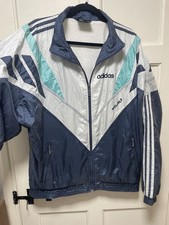Rare ADIDAS Nissan Men`s Vintage Jacket Outdoor Full Zip Uk Large