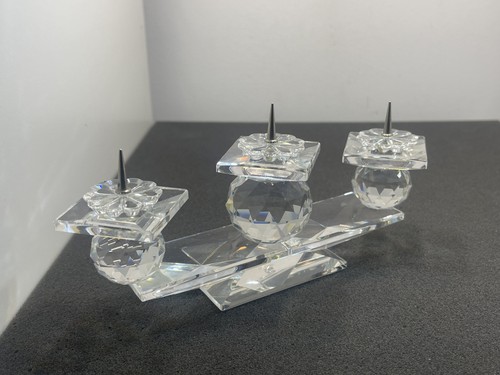 Swarovski figurine candlestick - swarovski,