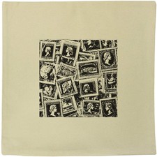 40cm x 40cm 'Vintage Stamps'