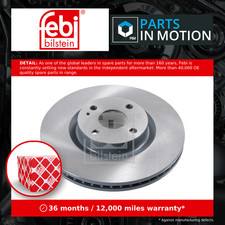 2x Brake Discs Pair Vented fits FIAT 124 SPIDER 348 1.4 Front 2016 on 55253268