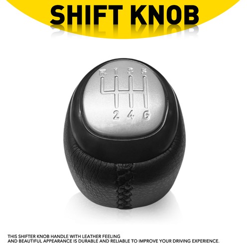 Car leather gear shift knob - gear,
