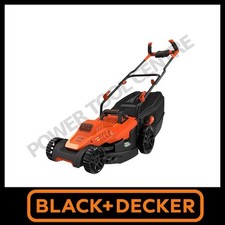 BLACK & DECKER BEMW471BH 1600W 38cm Electric Lawn Mower with Bike-style Handle