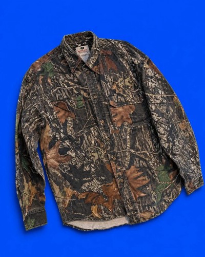 Mossy oak camouflage button - mossy,