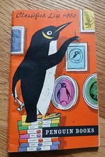 Vintage Penguin Books Classified List 1960 Booklet