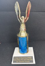 5” Eagle Trophy With 3”