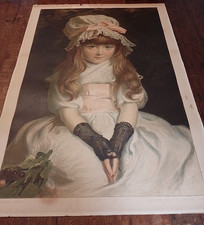 Antique Pears Soap Cherry Ripe Print Poster Subtle Colouring Old Original Print