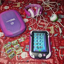 LeapPad ULTRA Purple X 7 Games Cartridges Gel Case Carty Case USB Lead Set