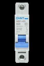 CHINT 20 AMP CURVE B 6kA MCB CIRCUIT BREAKER NB1-63