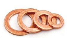 Metric Copper Sealing Washers Flat Seal Gasket Rings - All Sizes