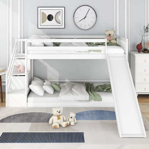 High sleeper wooden - high, bed