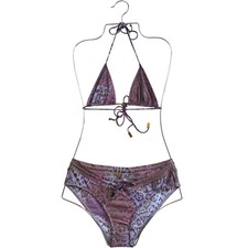 Christian Dior Purple Leopard