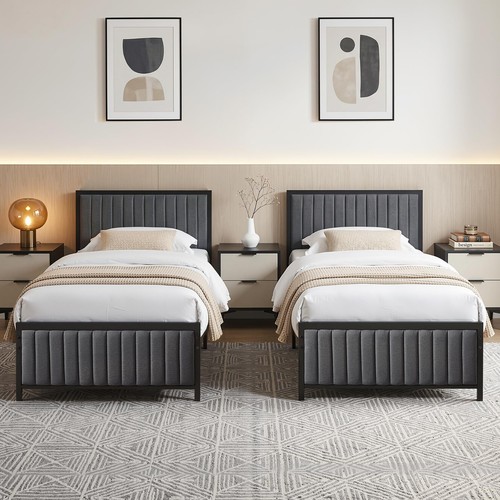 Single size bed frame set - bed, of