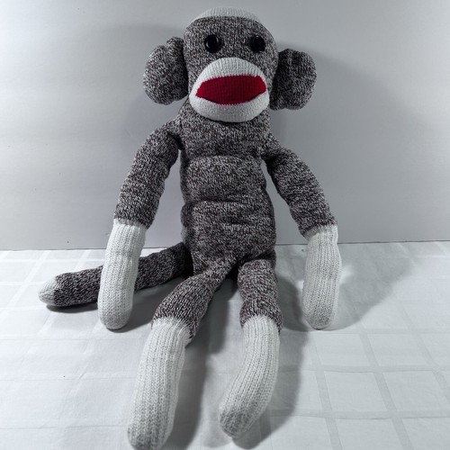 Classic sock monkey plush - monkey,