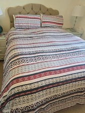 Silentnight cotton flannel double duvet cover flannelette reversible