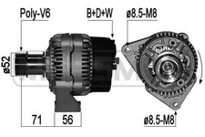 Alternator for SAAB:9-5 Sedan,9-5 Estate,900 II Coupe,9-3 Cabriolet, 32025617