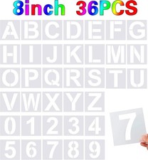 36 Pcs 8 Inches Large Alphabet